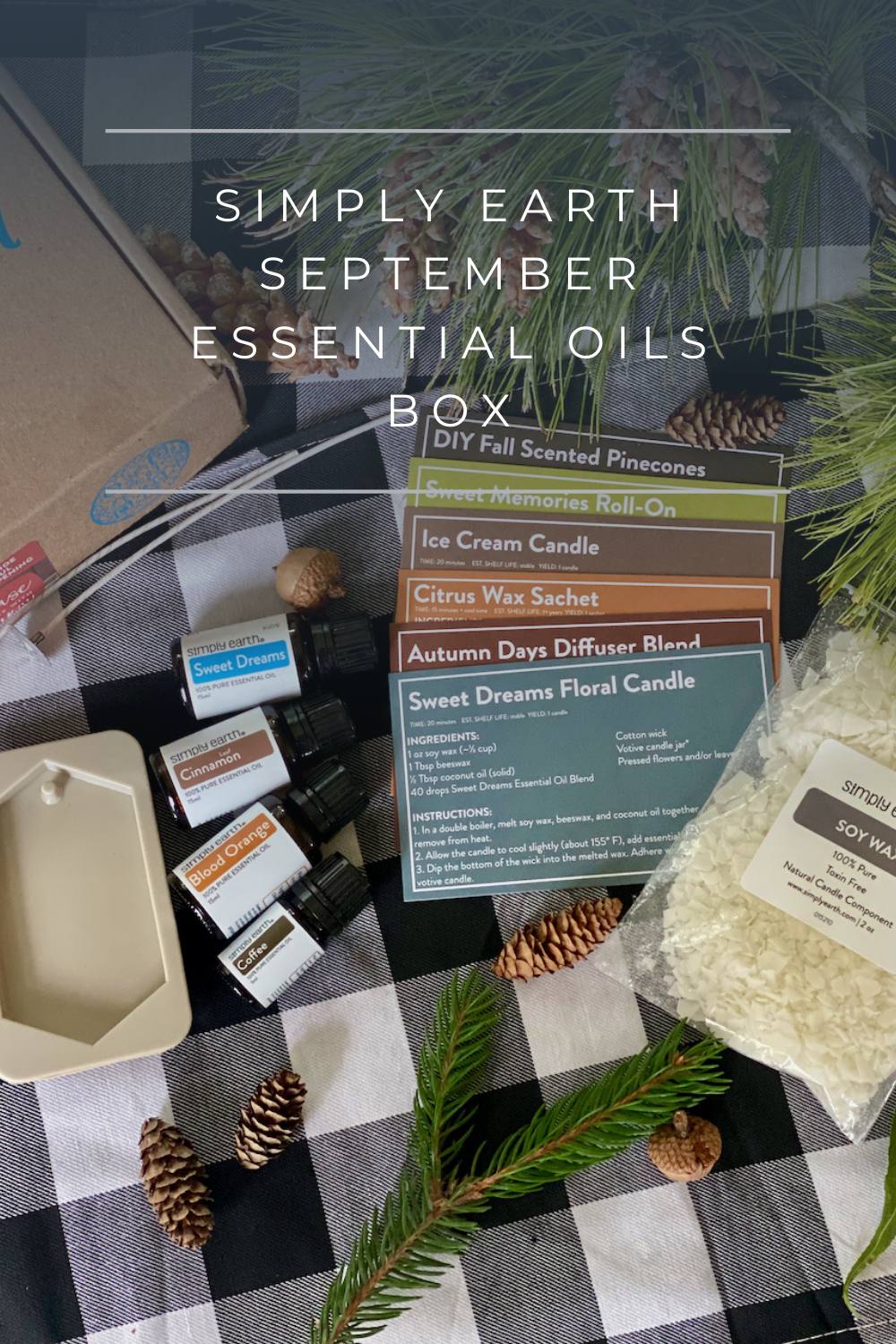 Simply Earth September Essential Oils Box - I do deClaire